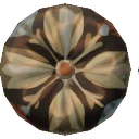 Black and Gold Embroidered Button from Dressmaker