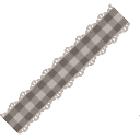 Black Gingham Trim from Dressmaker