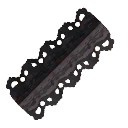 Black Ruffle Madness Trim from Dressmaker