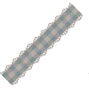 Blue Gingham Trim from Dressmaker