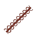 Bordeaux Red Looping Lace from Dressmaker