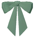 Celadon Chunky Bow from Dressmaker