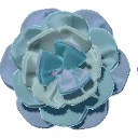 Decadent Blue Silk Flower from Dressmaker