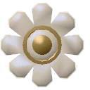 Flower Button White from Dressmaker