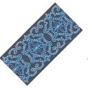 Georgia Blue Embellished Trim from Dressmaker