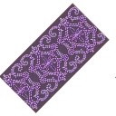 Georgia Purple Embellished Trim from Dressmaker
