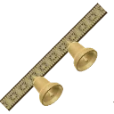 Gold Flared Bell Trim from Dressmaker