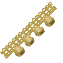 Gold Jingle Bell Trim from Dressmaker