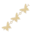 Gold Papillion Chain from Dressmaker