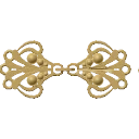 Golden French Clasp from Dressmaker