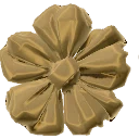 Golden Velvet Ribbon Flower from Dressmaker
