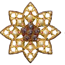 Helios Brooch from Dressmaker