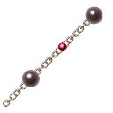 Jet Beaded Chain from Dressmaker