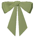 Olive Green Chunky Bow from Dressmaker