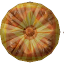 Orange Diamond Embroidered Button from Dressmaker