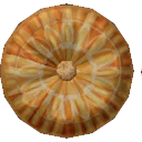 Orange Star Embroidered Button from Dressmaker