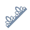 Pale Blue Tiara Lace from Dressmaker