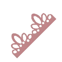 Pale Pink Tiara Lace from Dressmaker
