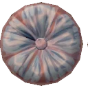 Pink and Blue Embroidered Button from Dressmaker