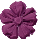 Plum Ribbon Flower from Dressmaker