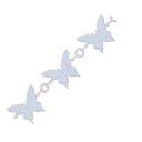 Silver Papillion Chain from Dressmaker