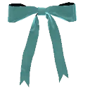 Turquoise Skinny Bow from Dressmaker