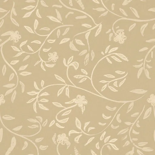 Beige Dainty Continuous Floral from Dressmaker