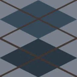 Blue Argyle from Dressmaker