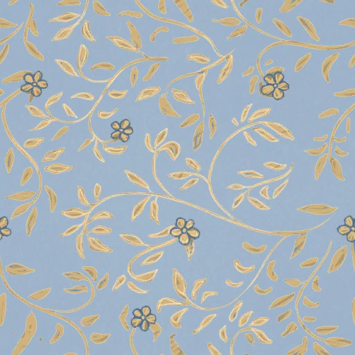 Blue Dainty Continuous Floral from Dressmaker