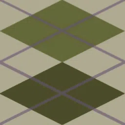 Grey and Green Argyle from Dressmaker