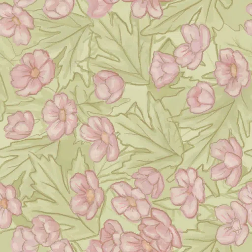 Linen Poppy Print from Dressmaker