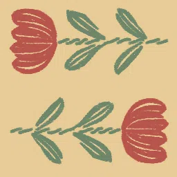 Scandinavian Flowers Cotton from Dressmaker