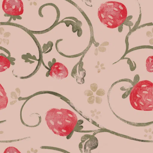 Strawberry Fields Simple Cotton from Dressmaker