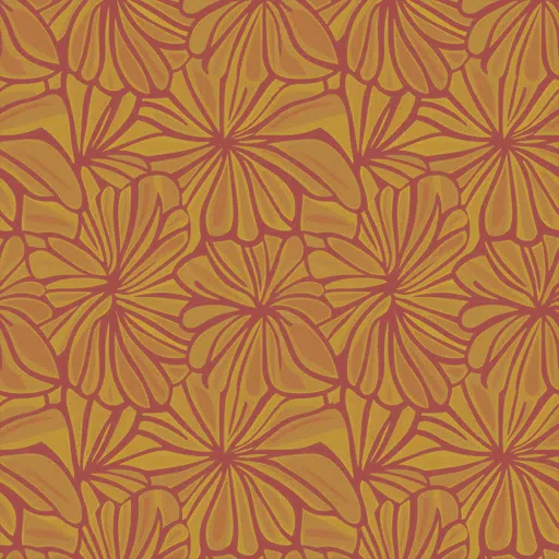 Sunset Hibiscus Silk from Dressmaker