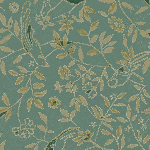 Teal Birdsong Velvet from Dressmaker