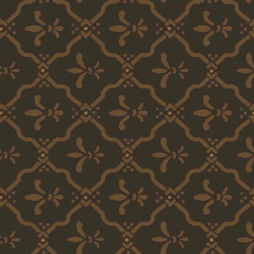 Victorian Mahogany Relief Linen from Dressmaker