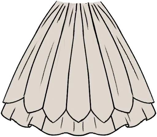 Chrysanthemum Skirt from Dressmaker