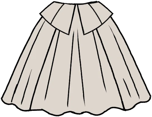 Circle Peplum Skirt from Dressmaker