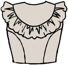 Elevated Scoop Ruffle Bodice from Dressmaker