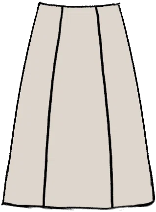 Empire Princess Skirt from Dressmaker