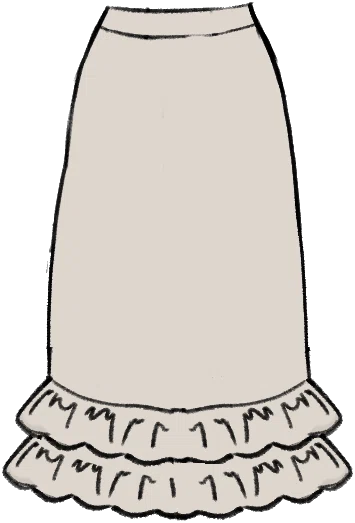 Frill Skirt from Dressmaker