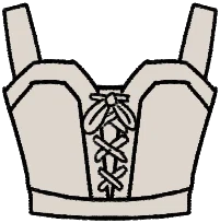 Front Lace Bodice from Dressmaker