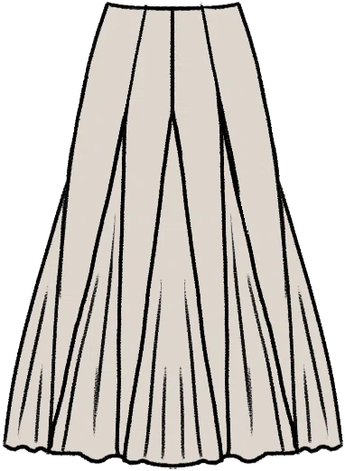 Godet Skirt
