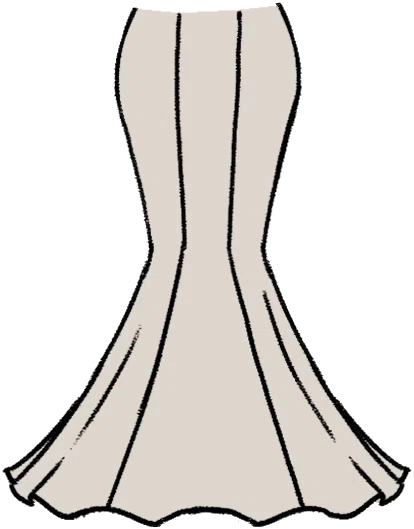 Mermaid Skirt from Dressmaker