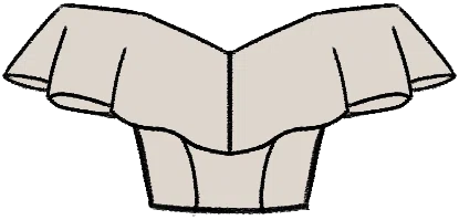 Off-Shoulder Begonia Bodice from Dressmaker