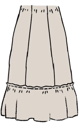 Single Tiered Skirt from Dressmaker