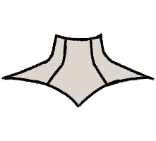Widow's Peak Collar