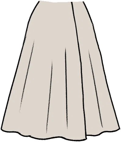 Wrap Skirt from Dressmaker