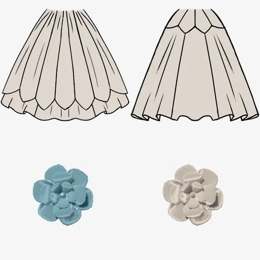 Flowers from Dressmaker